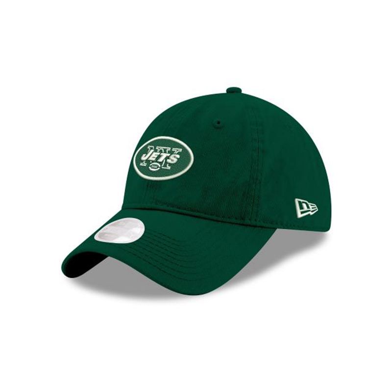 NFL New York Jets Womens Preferred Pick 9Twenty Adjustable (VNO0455) - Green New Era Caps